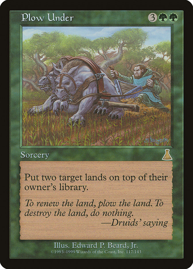 Plow Under [Urza's Destiny] | Impulse Games and Hobbies