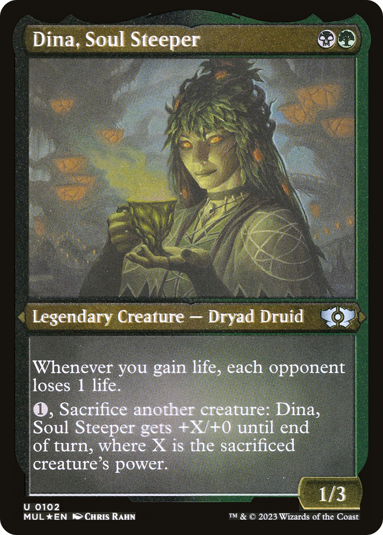 Dina, Soul Steeper (Foil Etched) [Multiverse Legends] | Impulse Games and Hobbies