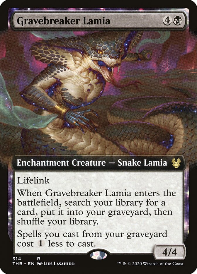 Gravebreaker Lamia (Extended Art) [Theros Beyond Death] | Impulse Games and Hobbies