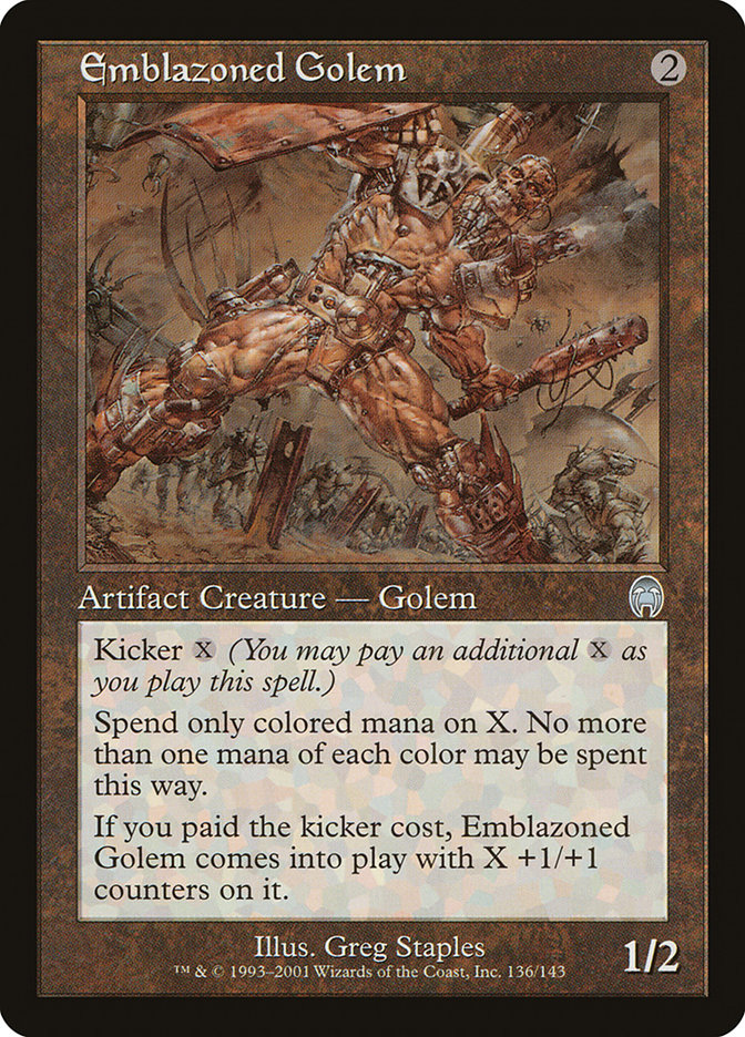 Emblazoned Golem [Apocalypse] | Impulse Games and Hobbies