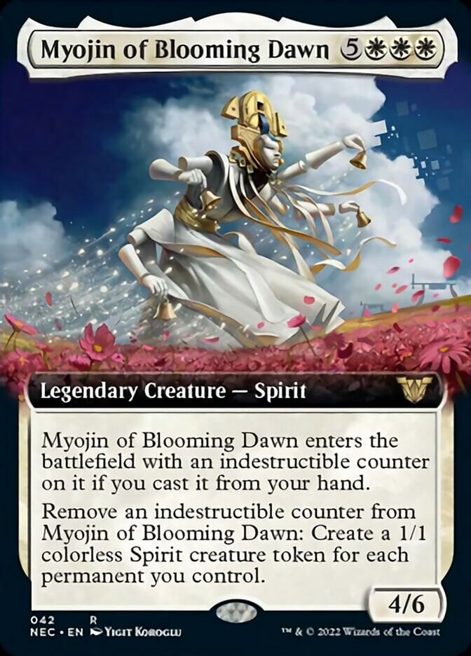 Myojin of Blooming Dawn (Extended) [Kamigawa: Neon Dynasty Commander] | Impulse Games and Hobbies