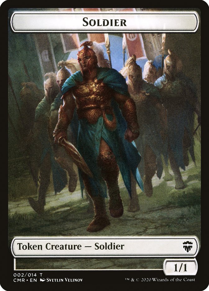 Soldier Token [Commander Legends Tokens] | Impulse Games and Hobbies