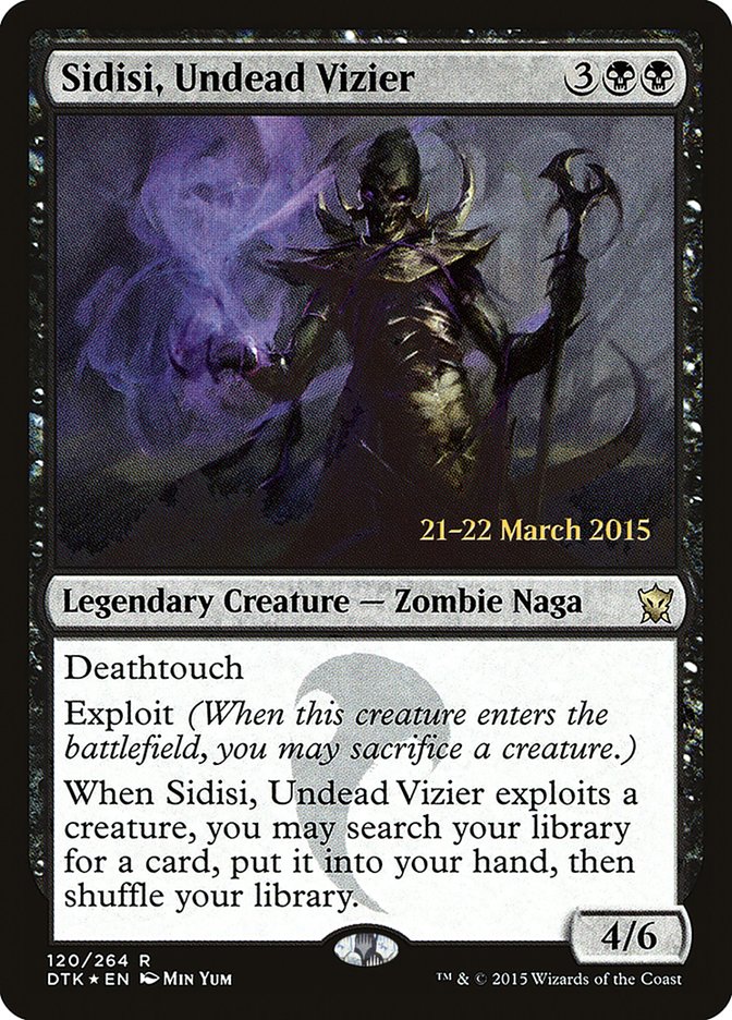 Sidisi, Undead Vizier [Dragons of Tarkir Prerelease Promos] | Impulse Games and Hobbies