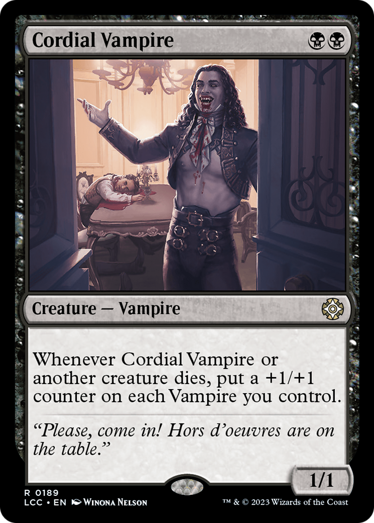 Cordial Vampire [The Lost Caverns of Ixalan Commander] | Impulse Games and Hobbies