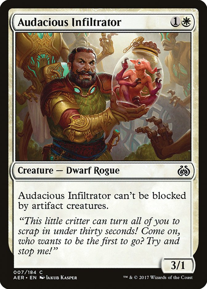 Audacious Infiltrator [Aether Revolt] | Impulse Games and Hobbies