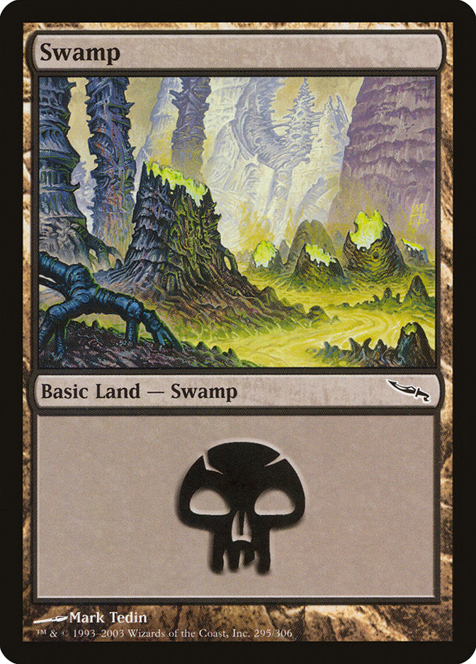 Swamp (295) [Mirrodin] | Impulse Games and Hobbies