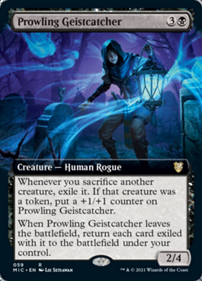 Prowling Geistcatcher (Extended) [Innistrad: Midnight Hunt Commander] | Impulse Games and Hobbies