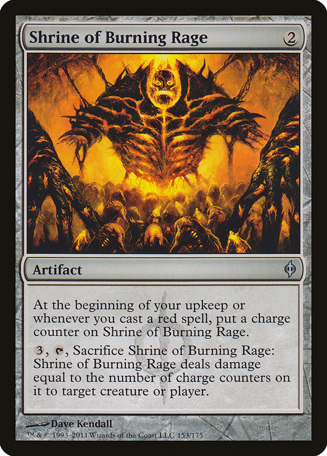 Shrine of Burning Rage [New Phyrexia] | Impulse Games and Hobbies