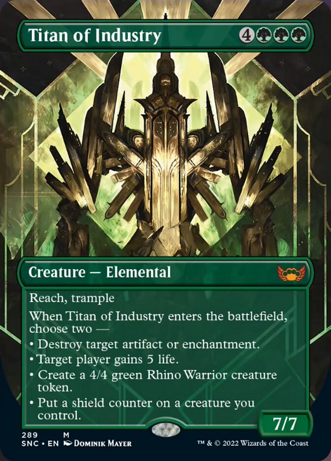 Titan of Industry (Borderless Alternate Art) [Streets of New Capenna] | Impulse Games and Hobbies