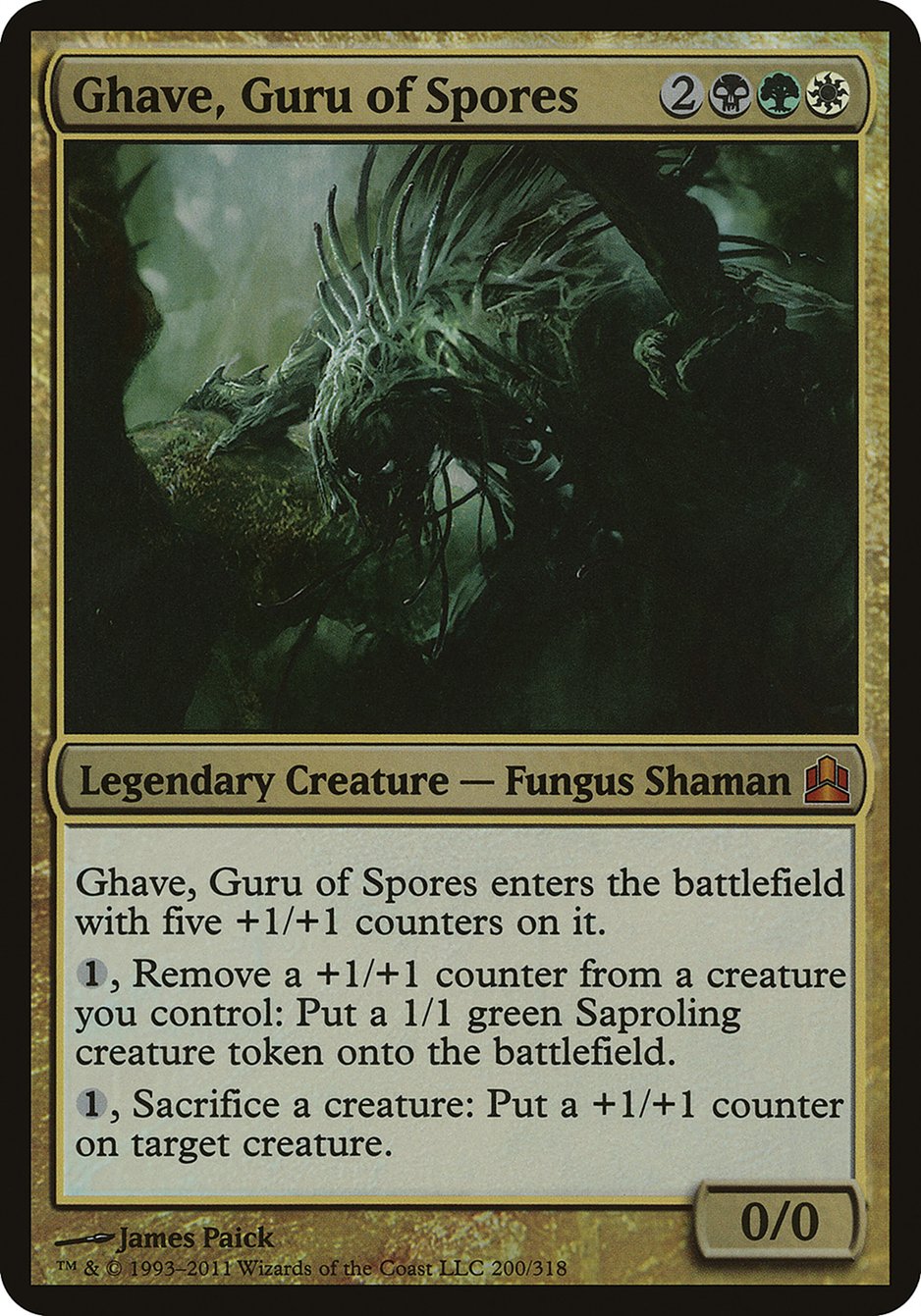 Ghave, Guru of Spores (Oversized) [Commander 2011 Oversized] | Impulse Games and Hobbies