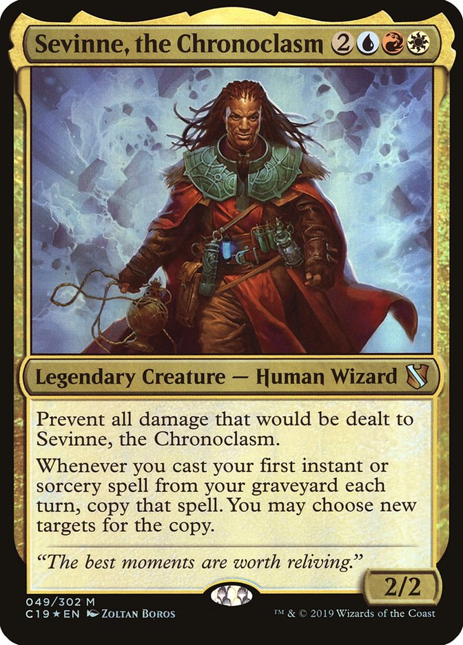 Sevinne, the Chronoclasm (Oversized) [Commander 2019 Oversized] | Impulse Games and Hobbies