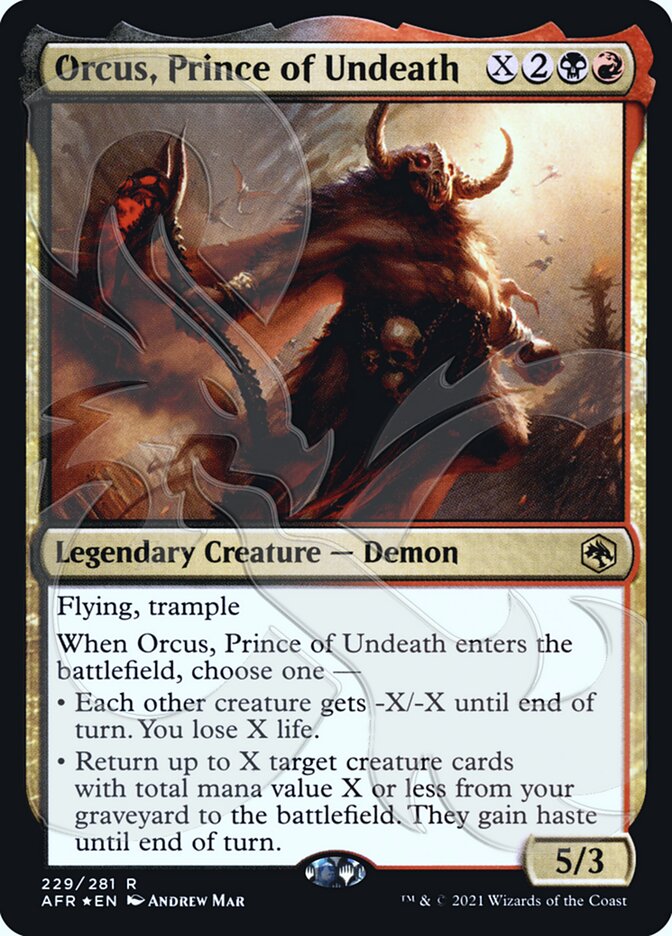 Orcus, Prince of Undeath (Ampersand Promo) [Dungeons & Dragons: Adventures in the Forgotten Realms Promos] | Impulse Games and Hobbies