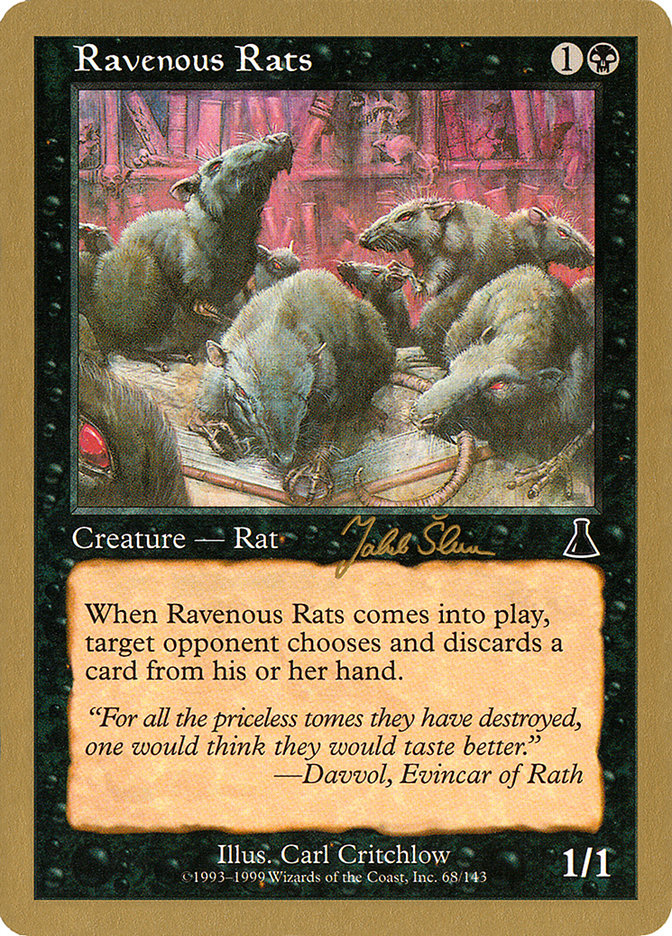 Ravenous Rats (Jakub Slemr) [World Championship Decks 1999] | Impulse Games and Hobbies