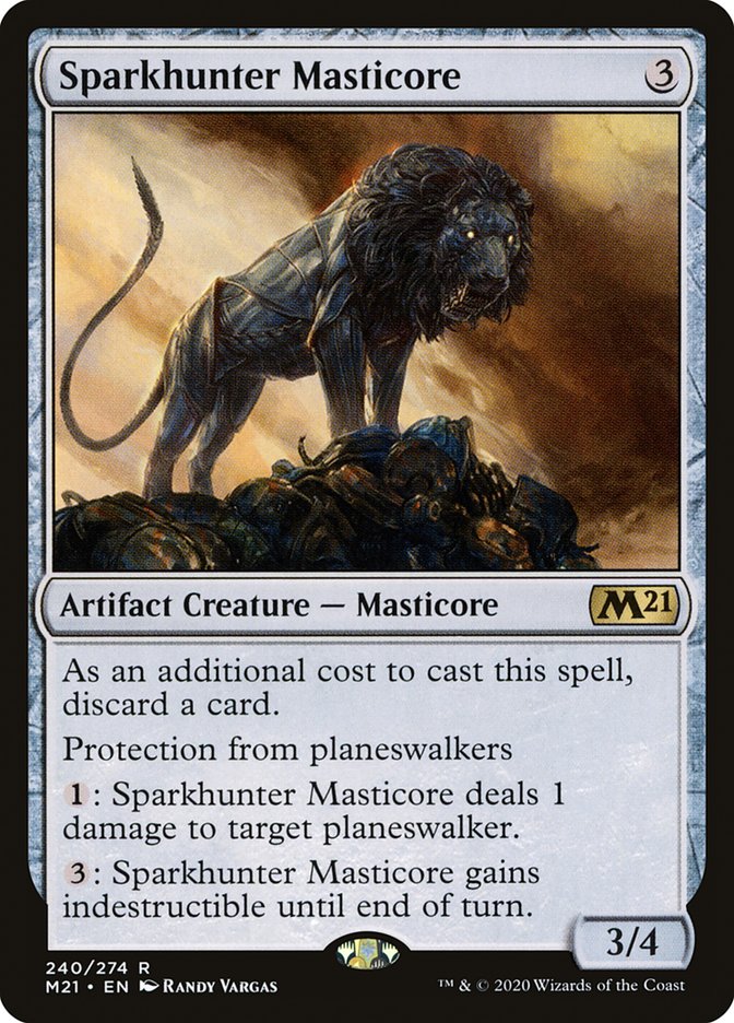 Sparkhunter Masticore [Core Set 2021] | Impulse Games and Hobbies