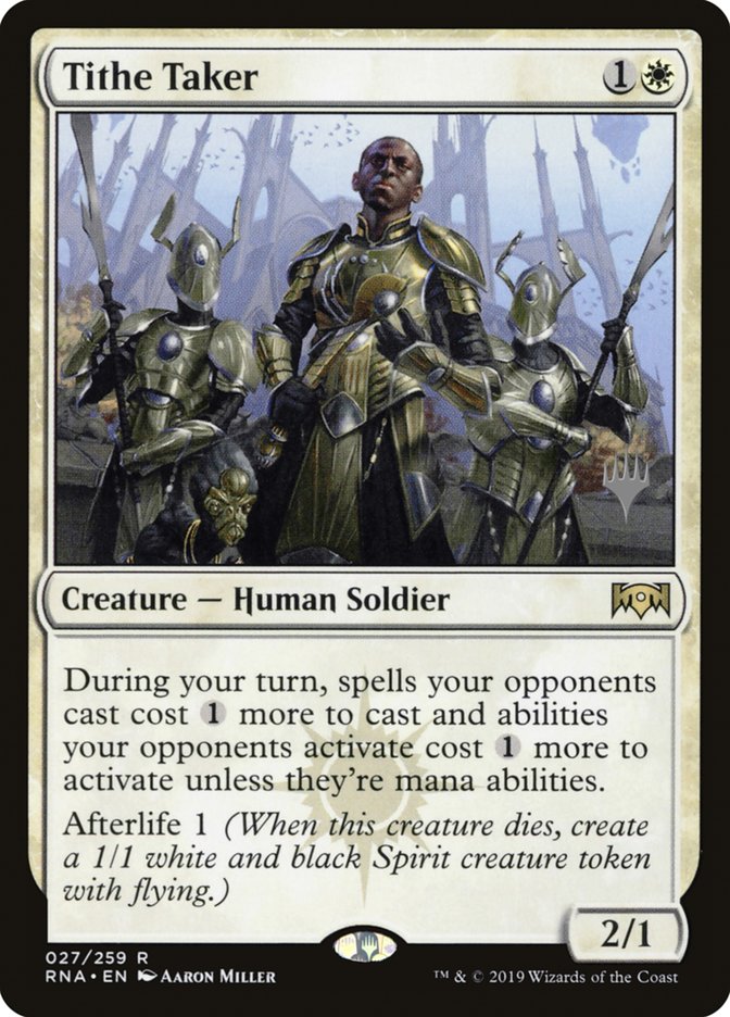 Tithe Taker (Promo Pack) [Ravnica Allegiance Promos] | Impulse Games and Hobbies