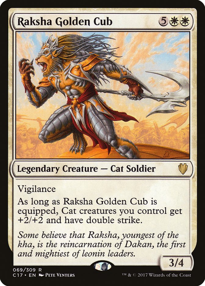 Raksha Golden Cub [Commander 2017] | Impulse Games and Hobbies