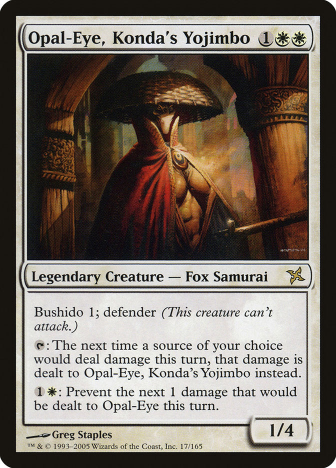 Opal-Eye, Konda's Yojimbo [Betrayers of Kamigawa] | Impulse Games and Hobbies