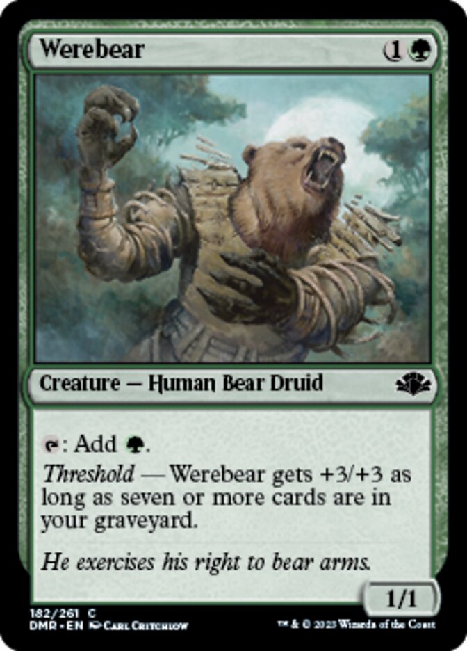 Werebear [Dominaria Remastered] | Impulse Games and Hobbies