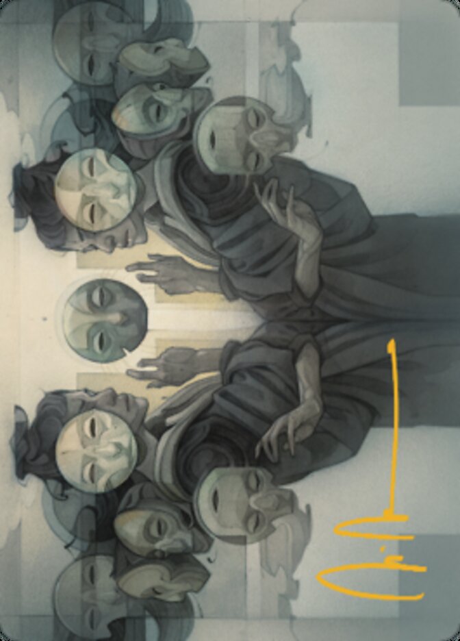 Vesuvan Duplimancy Art Card (Gold-Stamped Signature) [Dominaria United Art Series] | Impulse Games and Hobbies