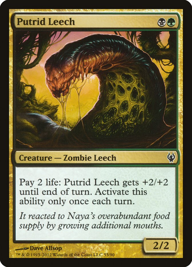 Putrid Leech [Duel Decks: Izzet vs. Golgari] | Impulse Games and Hobbies