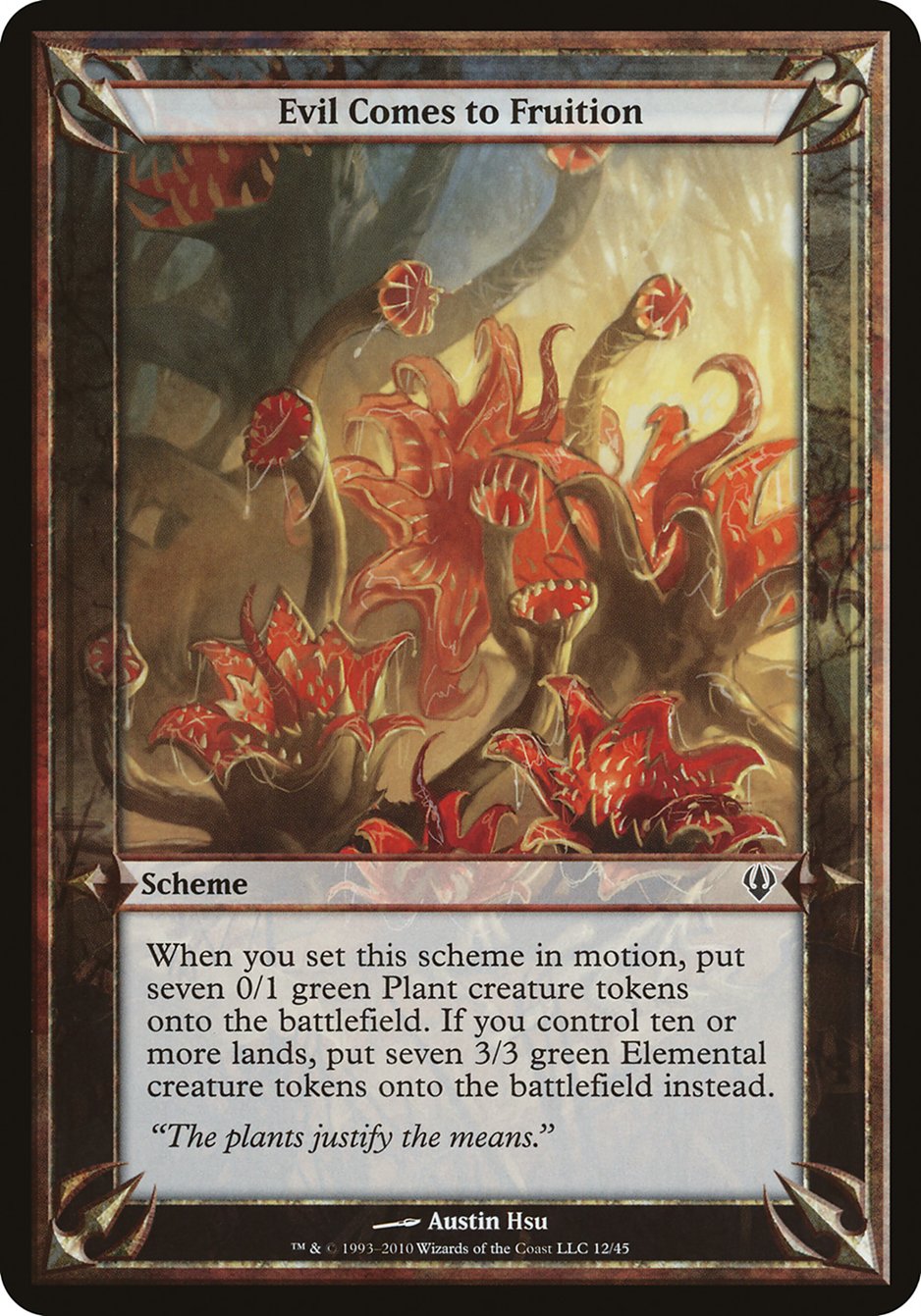 Evil Comes to Fruition (Schemes) [Archenemy Schemes] | Impulse Games and Hobbies