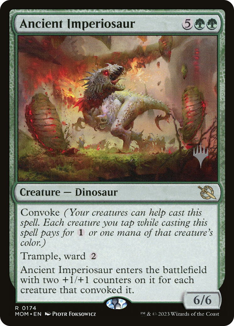 Ancient Imperiosaur (Promo Pack) [March of the Machine Promos] | Impulse Games and Hobbies