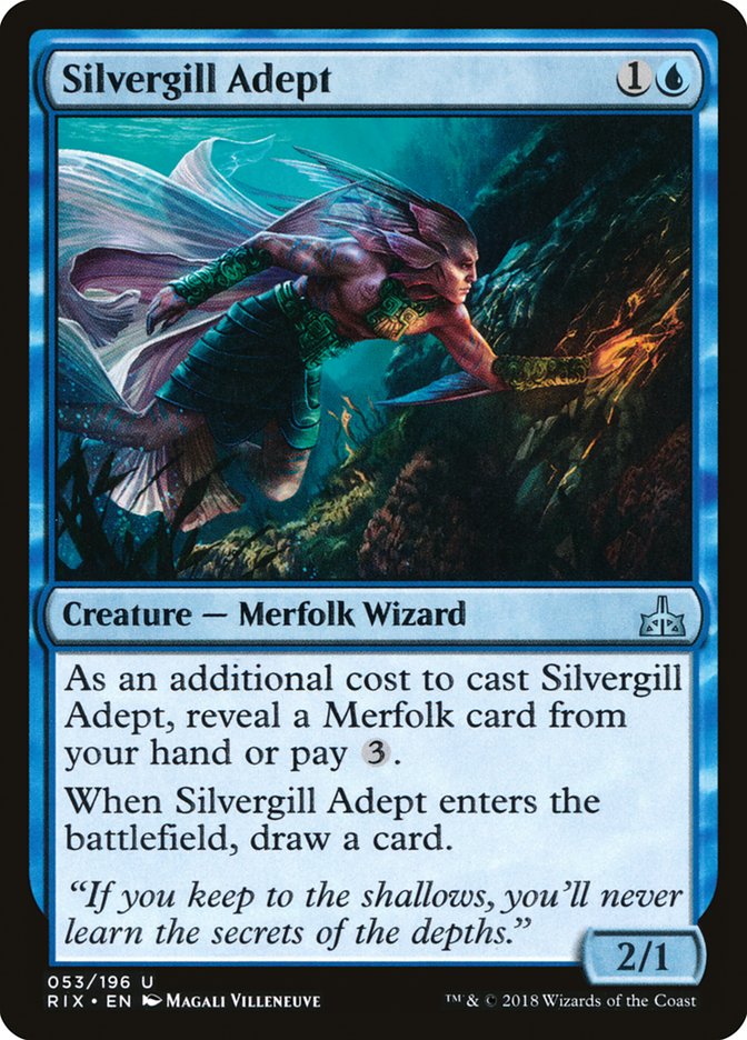 Silvergill Adept [Rivals of Ixalan] | Impulse Games and Hobbies