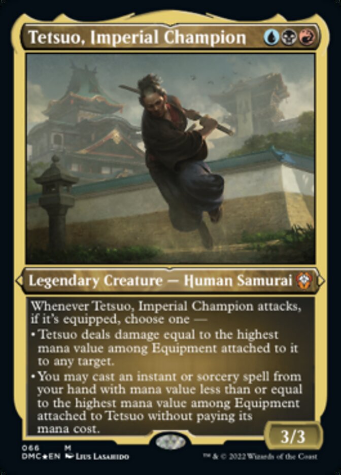 Tetsuo, Imperial Champion (Foil Etched) [Dominaria United Commander] | Impulse Games and Hobbies