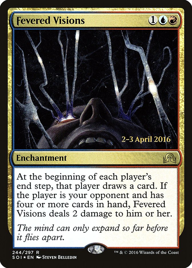 Fevered Visions [Shadows over Innistrad Prerelease Promos] | Impulse Games and Hobbies