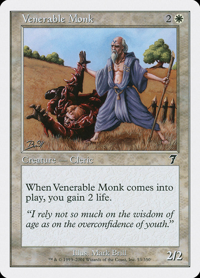 Venerable Monk [Seventh Edition] | Impulse Games and Hobbies