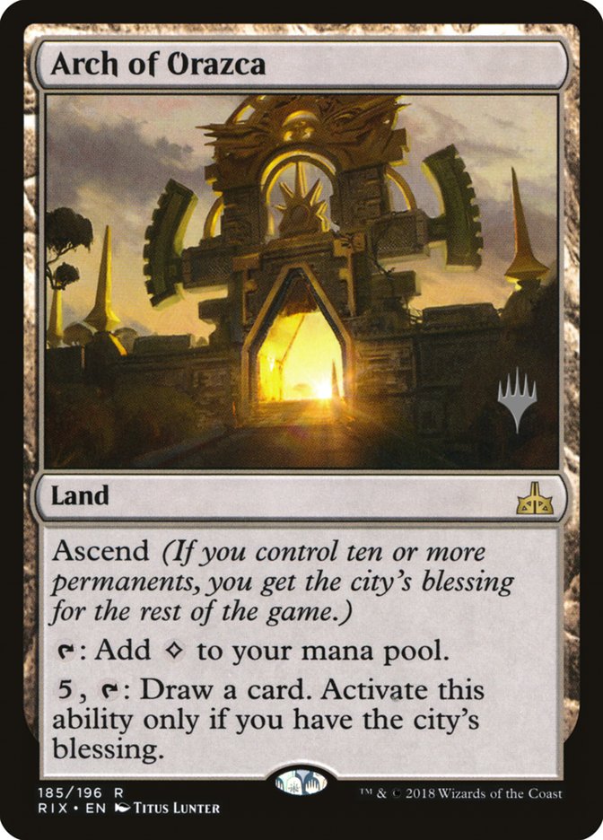 Arch of Orazca (Promo Pack) [Rivals of Ixalan Promos] | Impulse Games and Hobbies