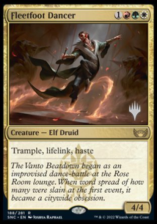 Fleetfoot Dancer (Promo Pack) [Streets of New Capenna Promos] | Impulse Games and Hobbies