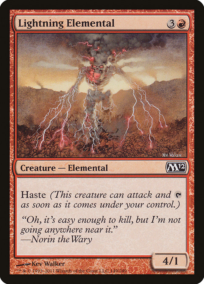 Lightning Elemental [Magic 2012] | Impulse Games and Hobbies