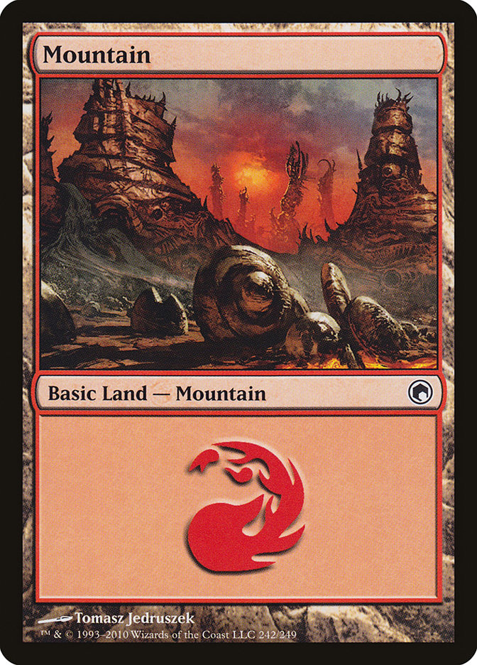 Mountain (242) [Scars of Mirrodin] | Impulse Games and Hobbies