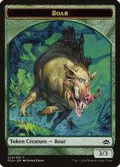 Goblin // Boar Double-Sided Token [Planechase Anthology Tokens] | Impulse Games and Hobbies