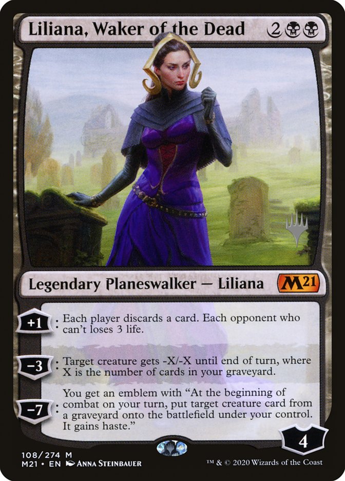 Liliana, Waker of the Dead (Promo Pack) [Core Set 2021 Promos] | Impulse Games and Hobbies