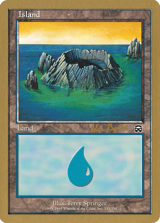 Island (ab335) (Alex Borteh) [World Championship Decks 2001] | Impulse Games and Hobbies