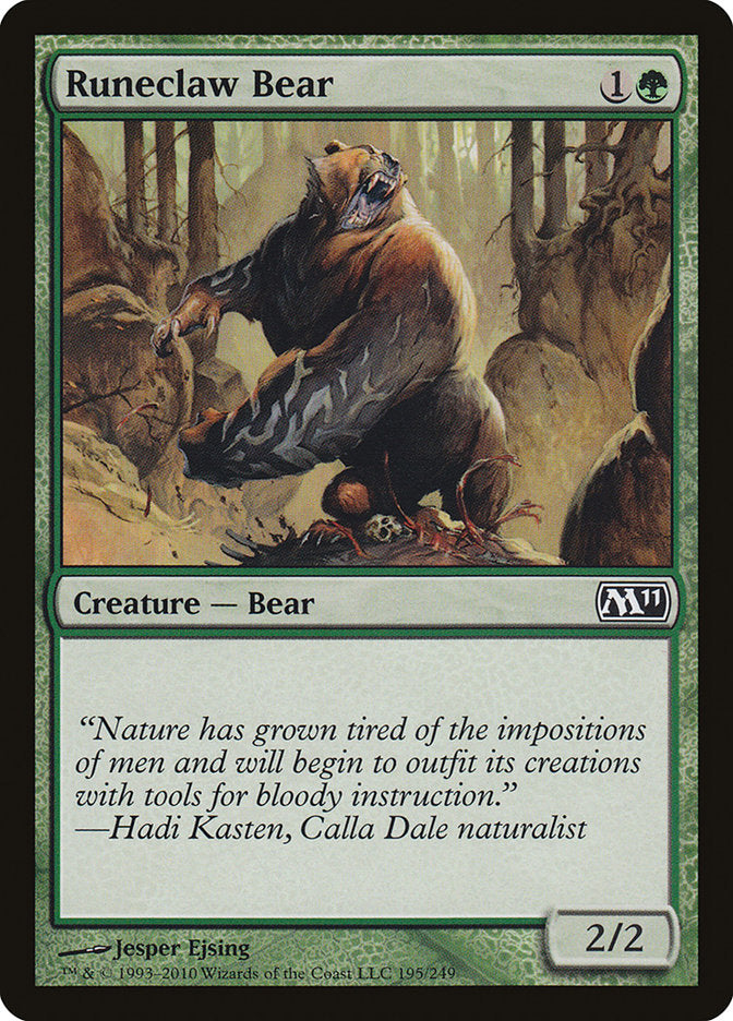 Runeclaw Bear [Magic 2011] | Impulse Games and Hobbies