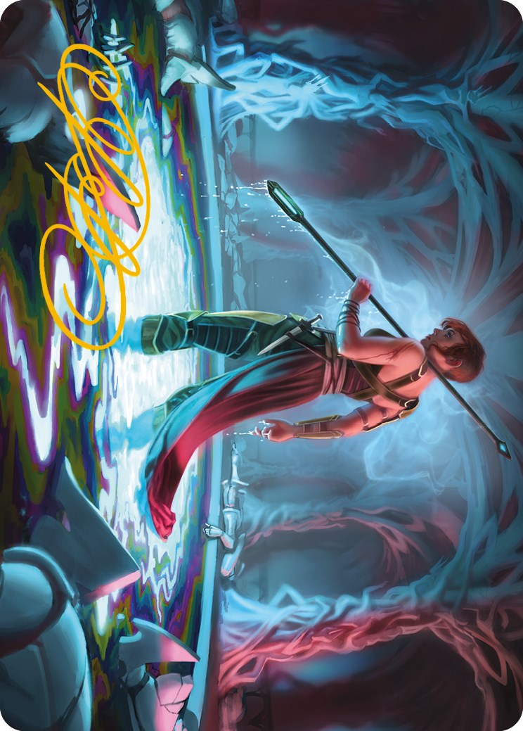 Melira, the Living Cure Art Card (Gold-Stamped Signature) [Phyrexia: All Will Be One Art Series] | Impulse Games and Hobbies