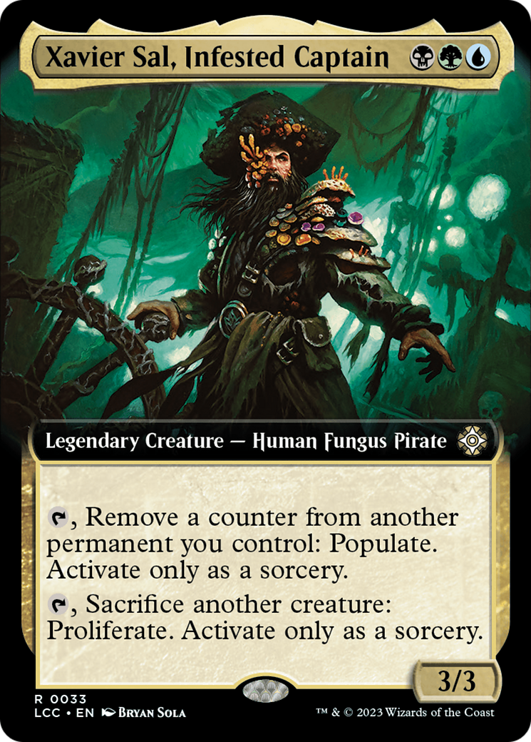 Xavier Sal, Infested Captain (Extended Art) [The Lost Caverns of Ixalan Commander] | Impulse Games and Hobbies