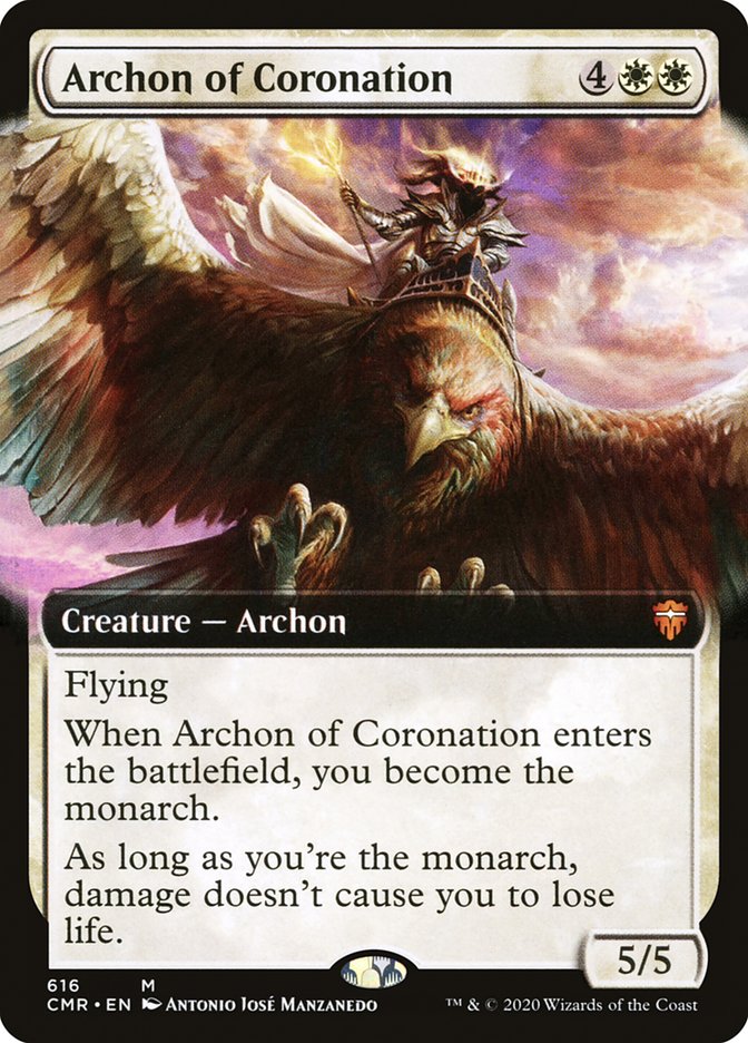 Archon of Coronation (Extended Art) [Commander Legends] | Impulse Games and Hobbies