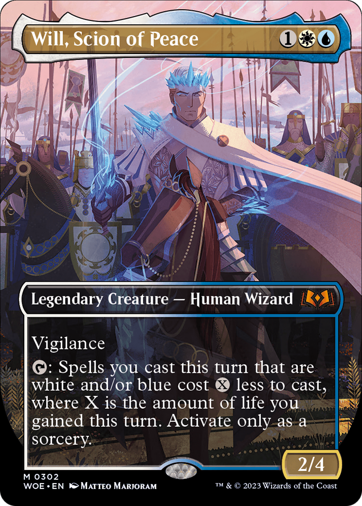 Will, Scion of Peace (Borderless Alternate Art) [Wilds of Eldraine] | Impulse Games and Hobbies