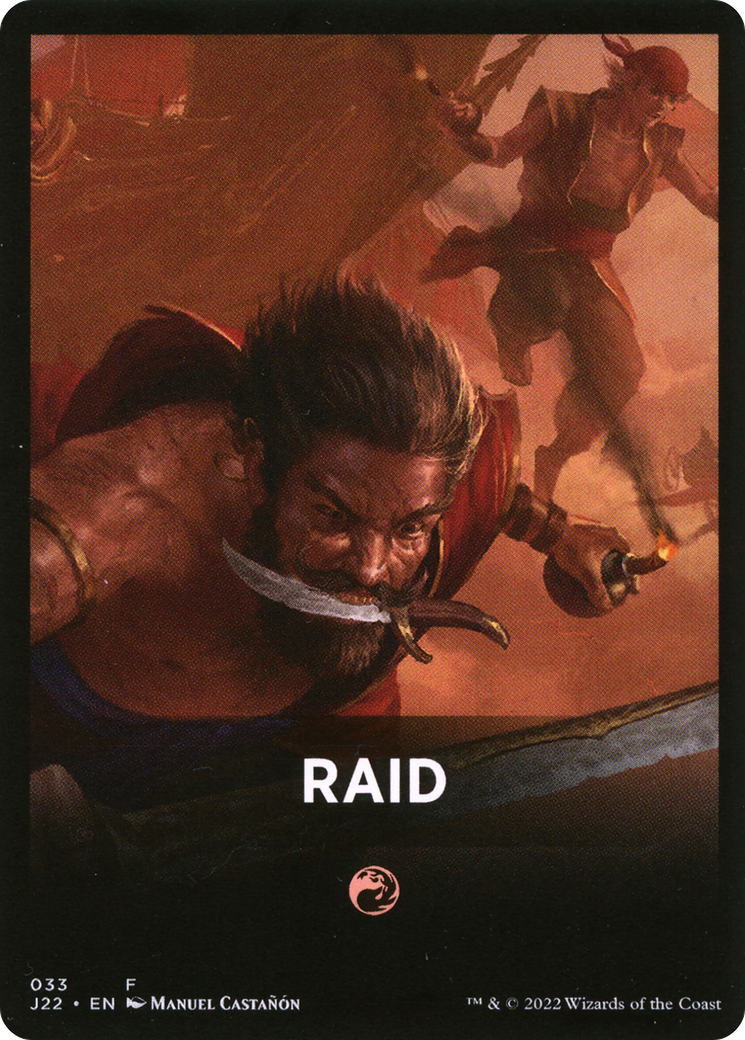 Raid Theme Card [Jumpstart 2022 Front Cards] | Impulse Games and Hobbies