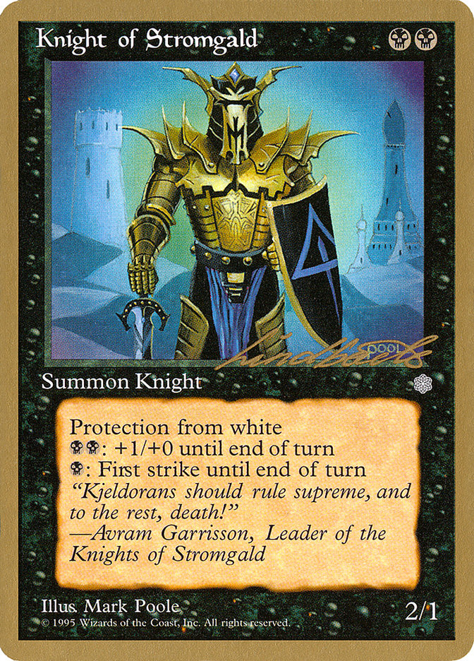 Knight of Stromgald (Leon Lindback) [Pro Tour Collector Set] | Impulse Games and Hobbies