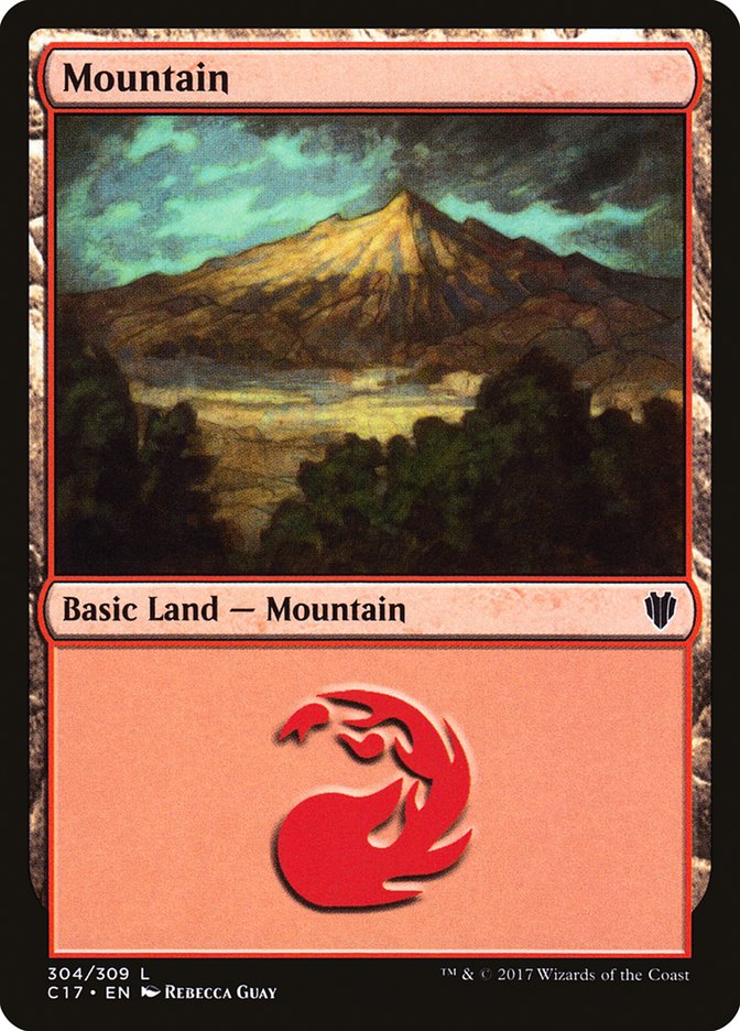 Mountain (304) [Commander 2017] | Impulse Games and Hobbies