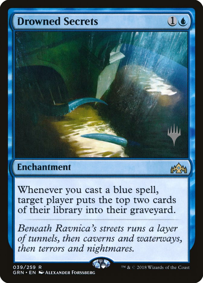 Drowned Secrets (Promo Pack) [Guilds of Ravnica Promos] | Impulse Games and Hobbies