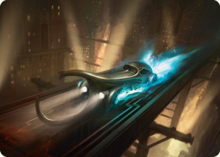 Run Out of Town Art Card [Streets of New Capenna Art Series] | Impulse Games and Hobbies