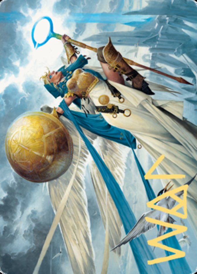 Linvala, Shield of Sea Gate Art Card (Gold-Stamped Signature) [Zendikar Rising Art Series] | Impulse Games and Hobbies