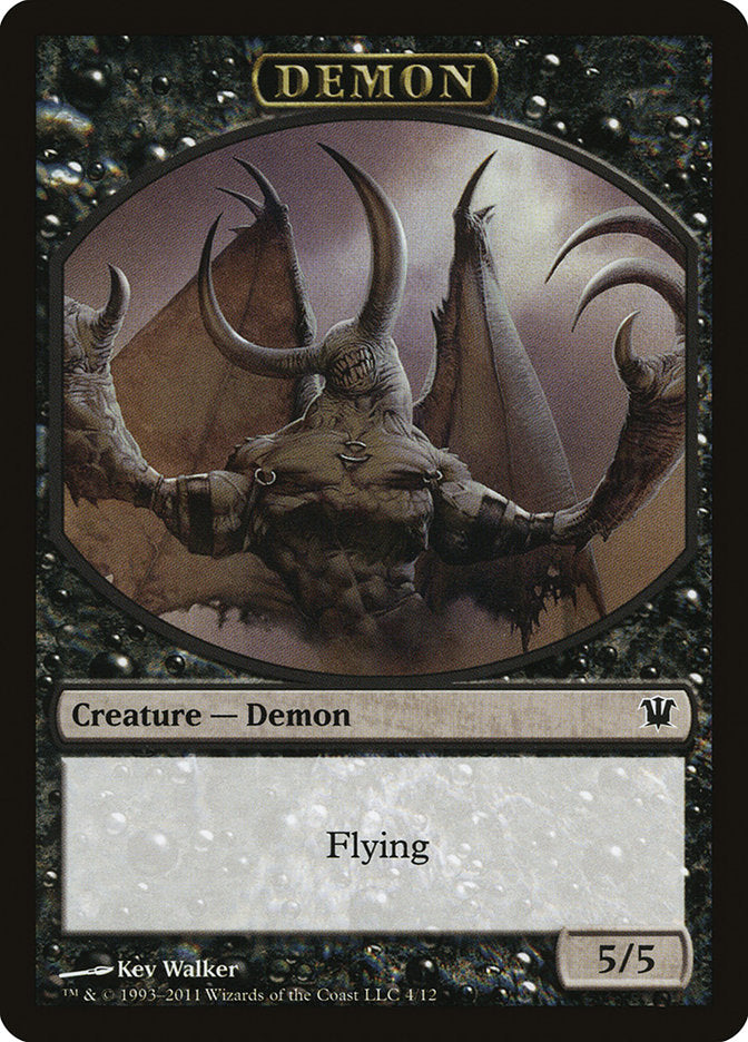 Demon Token [Innistrad Tokens] | Impulse Games and Hobbies