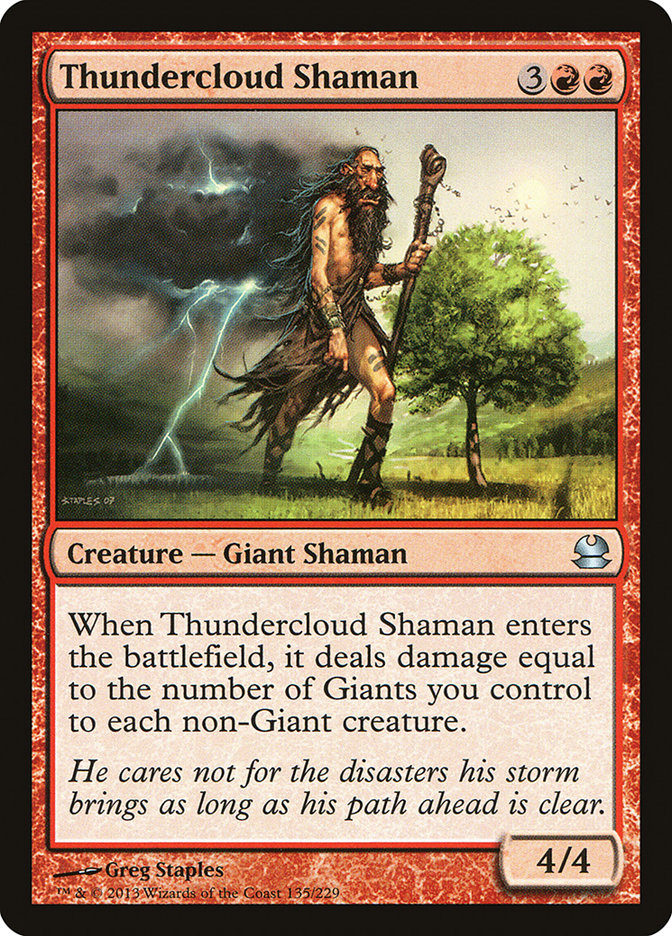 Thundercloud Shaman [Modern Masters] | Impulse Games and Hobbies